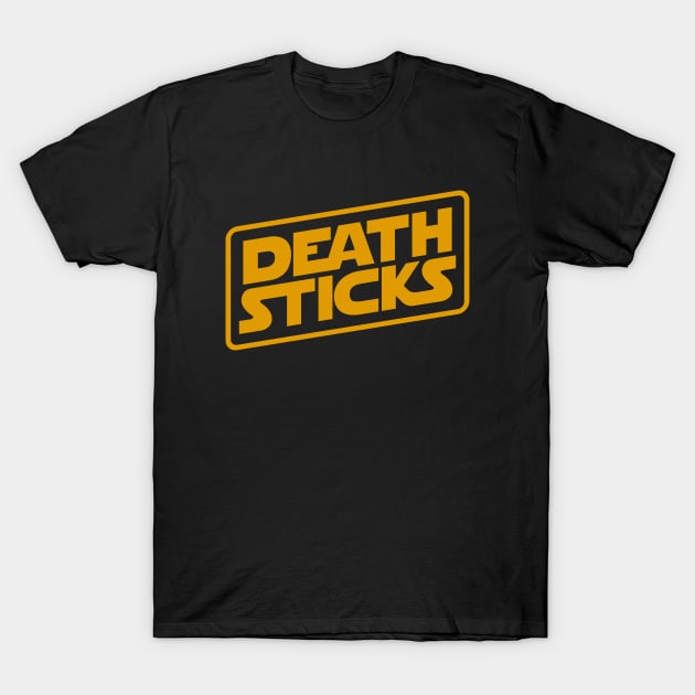 Death Sticks Logo T-Shirt by bryaneward